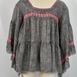 COPY - Ivy Jane Boho Embroidered Top NWT